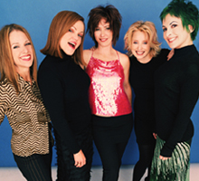 Charlotte Caffey with The Go-Go's