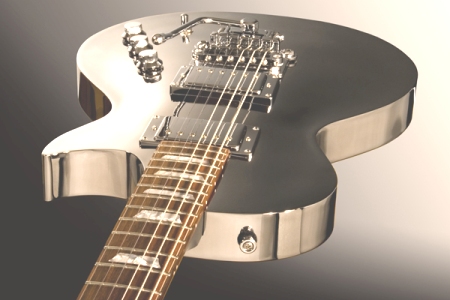 AlumiSonic Chrome Aluminum Guitar Chrome Aluminum Guitar